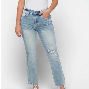 Pistola high rise straight leg jeans